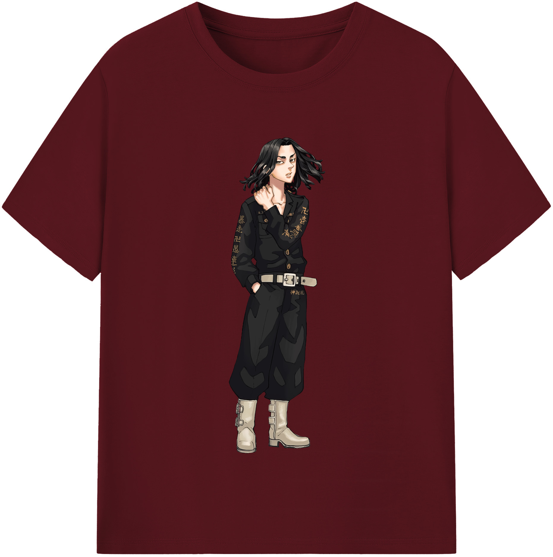 （画像用） 東京リベンジャーズ Tokyo Revengers 綿100％半袖Tシャツ（フロントプリント）